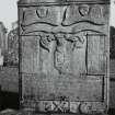 Detail showing headstone of Scot.