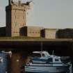 Broughty Ferry, Broughty Castle.
General view from North-West.
