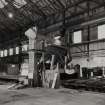 Main Fabrication Shop.
'Spenstead shot blast plant'.
(made by Spencer & Halstead of Osset, Yorks. max plate width 3.1m).