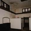 Interior. View of first floor billiard room from WSW