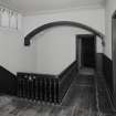 Interior. View of second floor landing from S