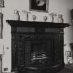 Blair Adam, interior.
View of dining room fireplace, ground floor.
