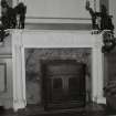 Interior. First Floor drawing room, detail of fireplace