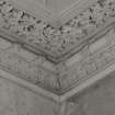 Methven Castle, interior.
Detail of ceiling cornice, East wing, ground floor, South room.