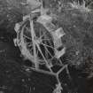 Detail of miniature waterwheel near smithy.