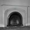 Interior. Detail of bedroom fireplace