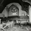 Edinburgh, North Leith Free Church, 74 Ferry Road, interior.
View from North of ruined church.