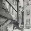 Photographic copy of drawing of Hyndford's Close from James Drummond's "Old Edinburgh"