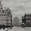 View from south showing North British Hotel, General Register House, North Bridge, and General Post Office (postcard).
Insc: 'North Bridge, Edinburgh', 'G. & H. E.'.
NMRS Survey of Private Collections.
