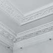 1 Melville Street, interior.
Detail of ceiling cornice in front apartment first floor.
