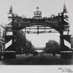 Leith Walk
Modern copy of 1902 photograph showing decorated Coronation Arch
Insc: 'William Davidson  Joiners Buildings  Pinnis Street'