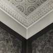 Pilrig House, interior
First floor drawing room, view of cornice and wall and ceiling paper