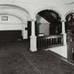 75 Queen Street, Egyptian and Royal Arch Halls;  first floor, central staircase hall, view from south west.