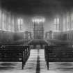 Copy of early photograph of interior of chapel