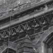 Edinburgh, West Crosscausway, Buccleuch and Greyfriars Church.
Detail of corbelling, North-West facade of steeple.