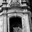 Dunalastair House
Detail of elaborately carved main doorway with coat-of-arms above.