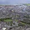 Aberdeen, Harbour/ City Centre.
General oblique aerial view.