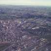 Oblique aerial view centred on the oil refinery, taken from the NNE.