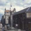 Photographic copy of a drawing of Inverkeithing Market Cross.