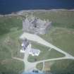 Mull, Duart Castle.
Oblique aerial view from the South.