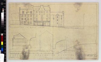 Survey elevation and sections.