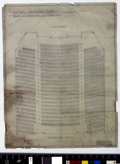 Plan of seating area.