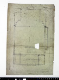 Plan showing roof.