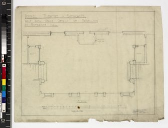 Details of pannelling in entrance hall.