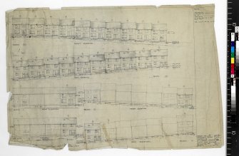 Elevations of block flats.