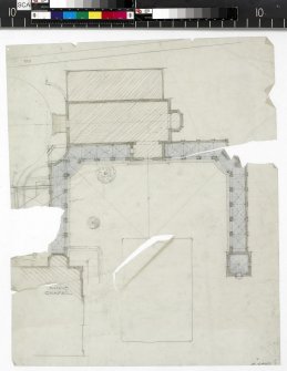 Site plan showing existing chapel.