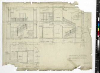 Details of main staircase.