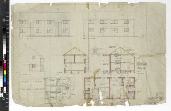 Plans, sections and elevations.