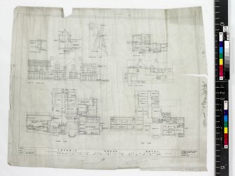 Plans, sections and elevations.