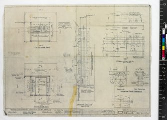 General arrangement and details for electric service lift.