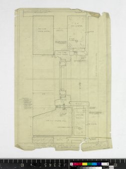 Details of windows in porches in type 'B' cottages.