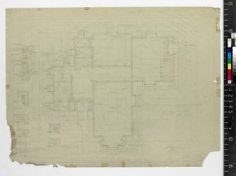 Plan of office block.