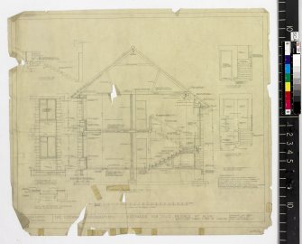 Section through type 'D' house.