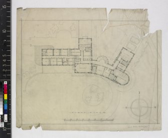 Site plan with details of first floor.