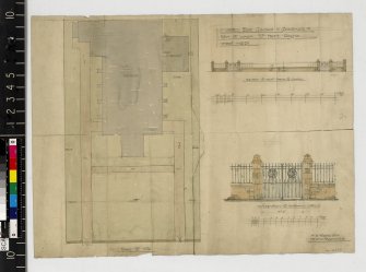 Site plan and details of entrance gates.