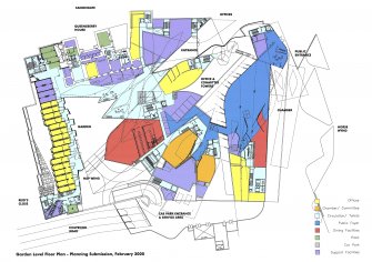 Copy of drawing showing garden level plan.