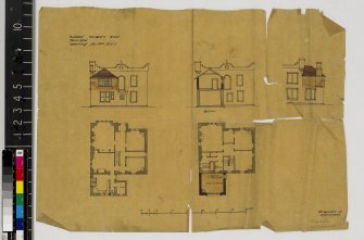 Plans, sections and elevations.