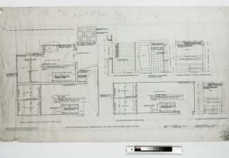 Details of toilets on first and second floors.