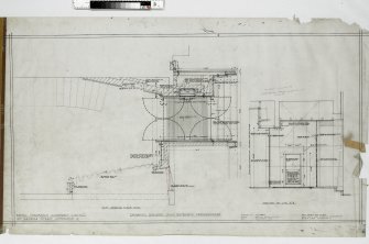 Detail of main entrance arrangement.