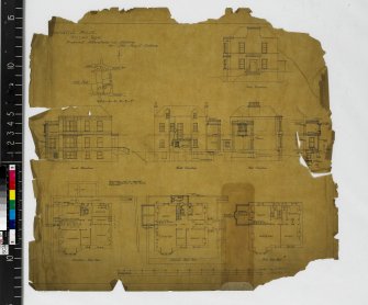 Site plan, floor plans and elevations.