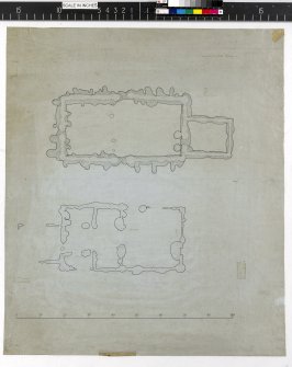  Untitled plan of timber halls.