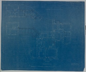 Megginch Castle.
Digital image of ground floor plan.
Insc: "Megginch Castle, Perthshire, Ground floor plan"