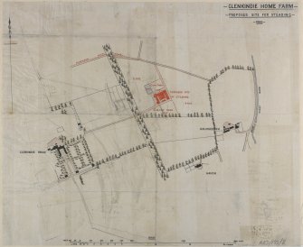 Proposed site plan for steading.