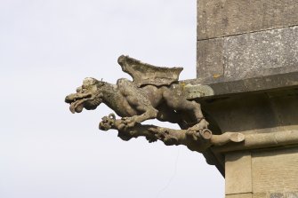 Detail of gargoyle on SW corner