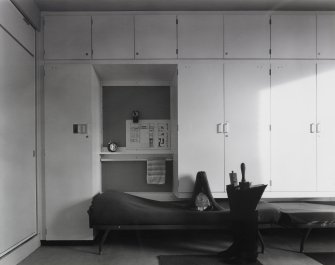 Barracks Block (Block C).
Interior.
Bunkroom, wardrobes.