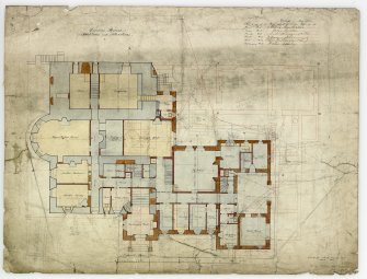 Digital copy of plans of additions and alterations 1. For Capt Palmer Douglas.
